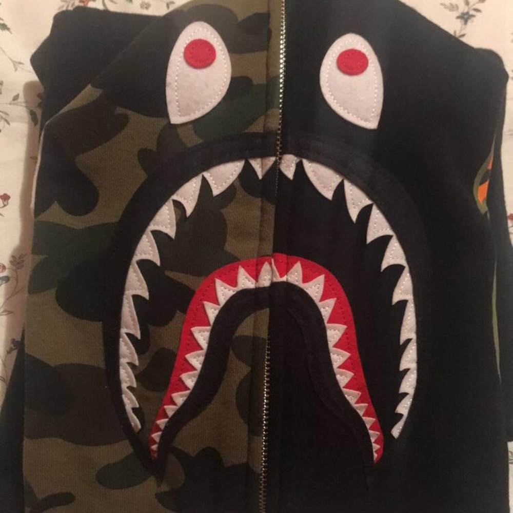 SOLD A Bathing Ape shark hoodie
